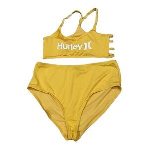 Hurley Moderate Coverage Bikini Woman’s Size 1XL